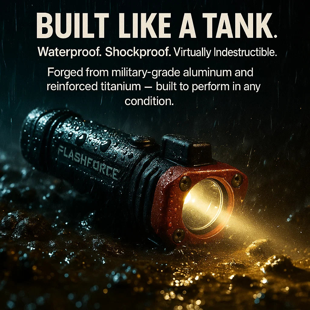 FlashForce® Tactical Flashlight 4-in-1 [UltraPower]