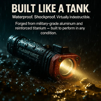FlashForce® Tactical Flashlight 4-in-1 [UltraPower]